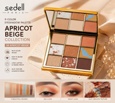 Sedell Paris karen leica 9-color eyeshadow palette 1# apricot beige