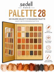 Sedell Paris karen leica palette 28 colors velvety eyeshadow