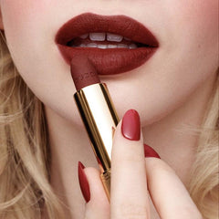 GUCCI Rouge A Levres Mat Lipstick 3.5g-#504 Myra Crimson
