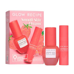 Glow Recipe Smooth Skin Dreams Set Strawberry Smooth Salicylic Serum 15Ml+Strawberry BHA Drops 10Ml
