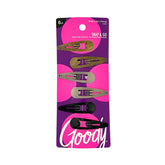 Goody Metal Contour Hair Snap Clips (6-Count)