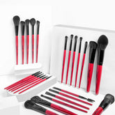 Beautilicious Hued Collection Brush Kit (25 Pcs.) + Free Onyx Glam Brush Book