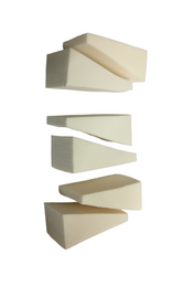 MEGAGA USA Triangle Shape Sponge Pack of 12
