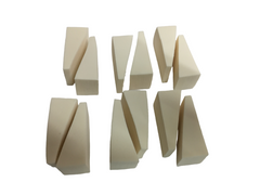 MEGAGA USA Triangle Shape Sponge Pack of 12