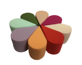 MEGAGA USA Rangoli Sponge Powder Puff Pack of 9