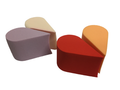 MEGAGA USA Rangoli Sponge Powder Puff Pack of 9