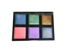 MEGAGA USA Glowish Micro Mini Natural Eyeshadow Palette Pack of 6