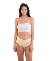 Kate Strapless Lace Net Tube Non Padded Bra- Free Size