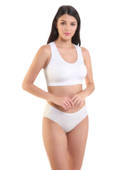 Kate Mid Waist Hipster Cotton Panty - Black