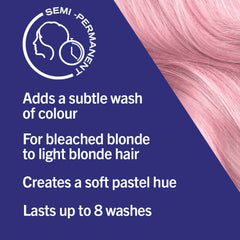Schwarzkopf LIVE Ultra Brights SEMI-PERMANENT COLOUR P123 ROSE GOLD