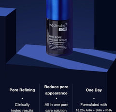 Medicube - Zero Pore One-day Serum - Serum for Dilated Pores with Acids - 50ml