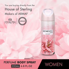 Armaf Momento Fleur Perfume Body Spray For Women 200ML