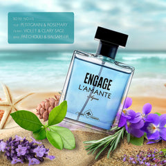 Engage L'amante Aqua Eau De Parfum For Men - 100mL