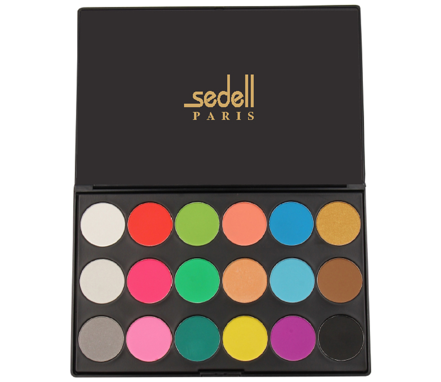 Sedell Professional Matte Shining  Eye Shadow Powder Palette Set of 18 Colors