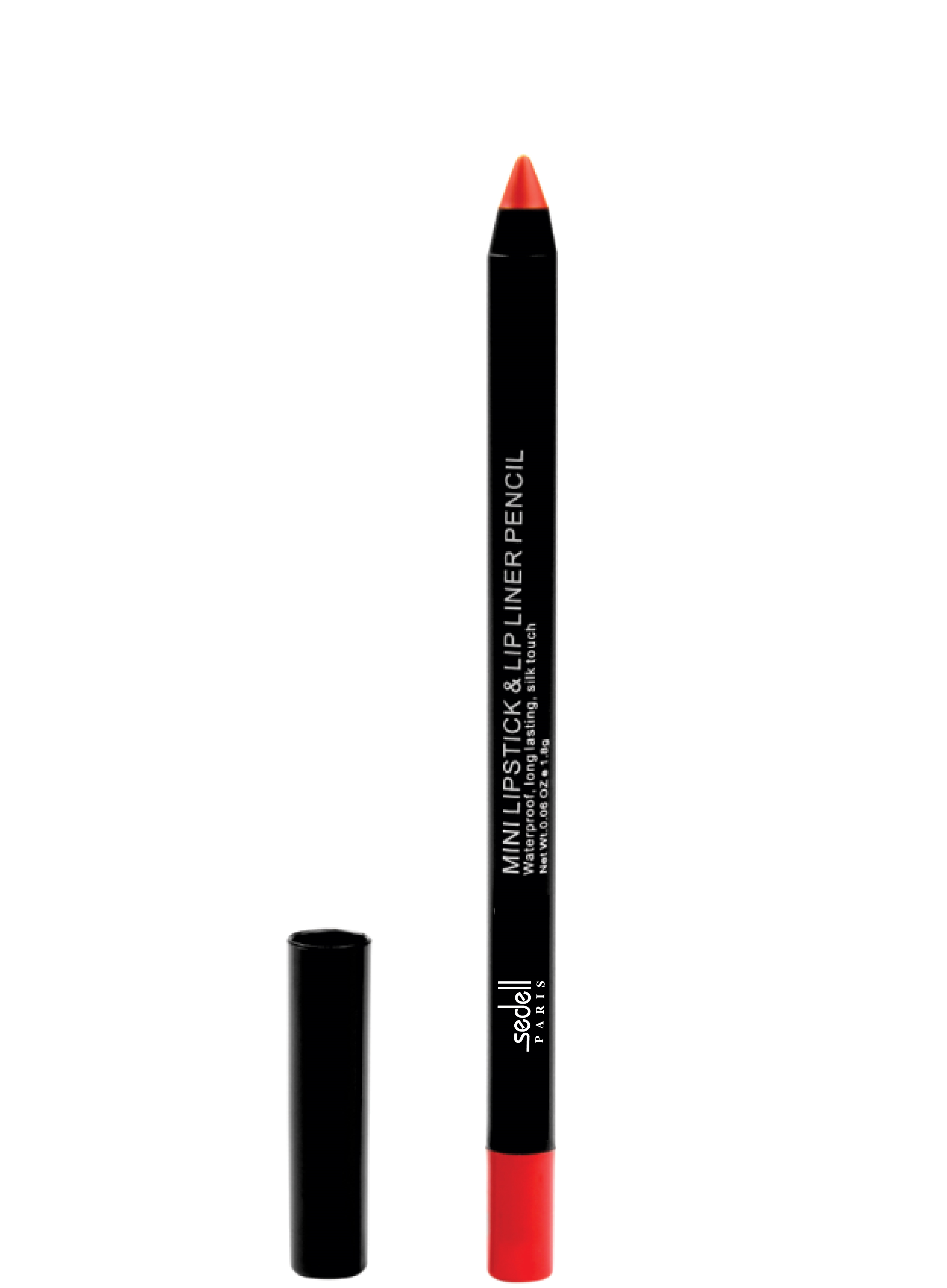 Sedell Paris Mini Lipstick & Lip Liner Pencil Coral Rose - 1.4g