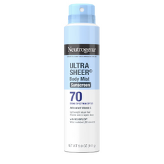 NEUTROGENA ULTRA SHEER SUNSCREEN BODY MIST SPF70 141G