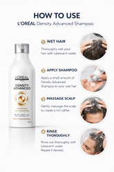 LOREAL PARIS DENSITY ADVANCED SHAMPOO 300ML - Kunchals