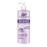 Boots Niacinamide Pro-Retinol Smooth Radiance Shower Serum (495ml)
