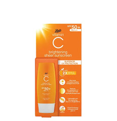 Boots Vitamin C Brightening Sheer Sunscreen Spf50+ - 30ml
