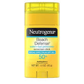 NEUTROGENA BEACH DEFENSE WATER +SUN PROTECTION SUNSCREEN STI