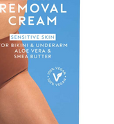 Boots Aloe vera & Shea Butter Smooth Care Hair Removal Cream Sensitive Skin For Bikini & Underarm 50