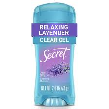SECRET RELAXING LAVENDER DEODORANT CLEAR GEL 73 G - Kunchals