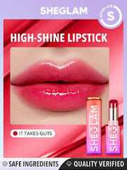 Sheglam Mirror Kiss High-Shine Lipstick 9gm -own your shine