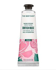 THE BODY SHOP HAND CREAM BRITISH ROSE 48H HYDRATION 30ML