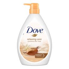 DOVE RELAXING CARE NOURISHING SHEA BUTTER & VANILLA BODY WAS - Kunchals