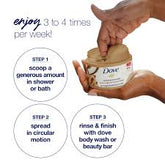 DOVE EXFOLIATING BODY POLISH BROWN SUGAR & COCONUT BUTTER 298G - Kunchals