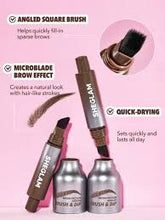 SHEGLAM BROW-FECTION ANGLED BRUSH & DIP 1.2ML CHOCOLATE