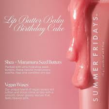 Summer Fridays Lip Butter Balm Birthday Cake | .5oz/15g | Limited Edition | BNIB