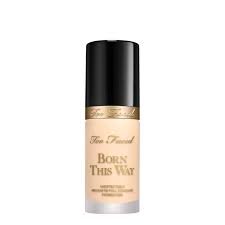 Too Faced Born This Way Natural Finish Foundation Seashell Full Size BNIB