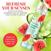 BODYCOLOGY CUCUMBER MELON FRAGRANCE MIST 237ML - Kunchals