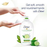 DOVE CUCUMBER AND GREEN TEA NOURISHING HAND WASH 250ML - Kunchals