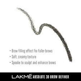 LAKME UNREAL 3D BROW DEFINER 1.19G GRAPHITE