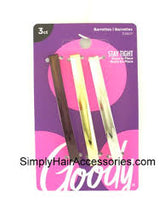 GOODY STAY TIGHT BARRETTES 3CT 02607