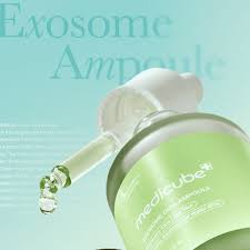 Medicube Exosome Cica Tea Tree Ampoule For Sensitive Skin With Centella Asiatica Help Reduce Redness And Breakouts. Low-Irritating, Moisturizing & Soothing Serum | Korean Skincare | 30Ml