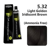 LOREAL PARIS INOA HAIR COLOR 5.32 LIGHT GOLDEN