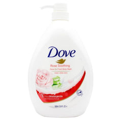 Dove Soothing Rose & Aloe Vera Body Wash (1 Litre)
