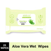 Shills Refreshing Wet Wipes Aloe Vera (25N)