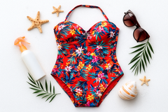 Aloha Summer Floral One-Piece