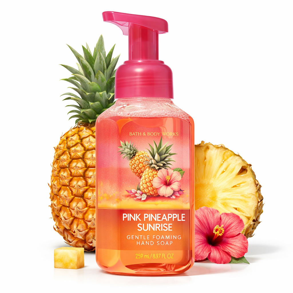 BATH & BODY WORKS PINK PINEAPPLE SUNRISE HAND WASH 259ML - Kunchals