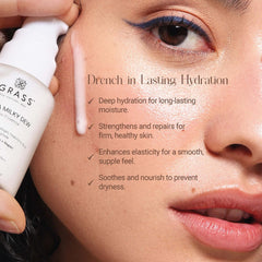 GRASS Hydra Milky Dew Serum Essence, Hydrate+ Firm + Repair (30ml)