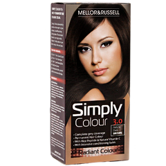 Mellor & Russell Simply Permanent Hair Colour - 3 Natural Dark Brown