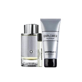 Montblanc Explorer Platinum Eau de Parfum 3-Piece Gift Set for Men.