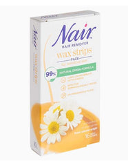 Nair Facial Wax Strips Face For Sensitive Skin 16 Wax Strips