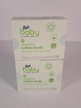 BOOTS Baby Organic Cotton Buds 2 x 200 BNIB Paper Stem Soft and Gentle