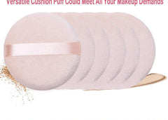 Sedell Sponge Make Up Cosmetic Foundation Powder Puff, Beige (Pack of 8)