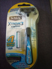 Schick Xtreme3 SubZero Men's Shaving Razor Kit / System